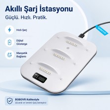 Bobovr Batarya Şarj Istasyonu "şarj Gücünü ve Batarya Seviyesini Anlık Izleyin"
