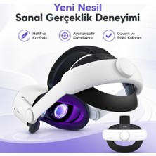 Kiwi Design Kıwı Design Quest 2 Baş Bandı "geniş Baş Desteğiyle Daha Dengeli Oturuş"