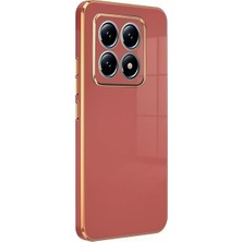 Mi 14T Pro Volet Silikon - Kırmızı