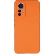 Mi 12 Lite Kılıf Nano Içi Kadife Silikon - Turuncu