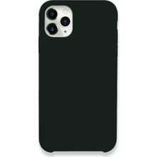 iPhone 11 Pro Max Kılıf Lansman Legant Silikon - Koyu Yeşil