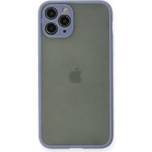 iPhone 11 Pro Kılıf Montreal Silikon Kapak - Gri