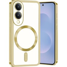 Samsung Galaxy S25 Edge Kross Magneticsafe Kapak - Gold