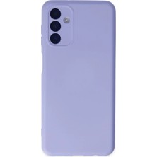 Samsung Galaxy A04S Kılıf Nano Içi Kadife Silikon - Lila