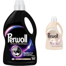 Merfi Store Seti | Yenileme Siyahlar Için Sıvı Deterjan 54 Yıkama 2.97 Lt X1 + Açık Renkliler 2.97 Litre, 3l, 54 Yıkama X1