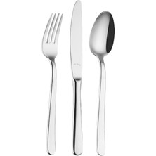 Merfi Store Aryıldız Kristal 84 Parça 12 Kişilik Çatal Bıçak Kaşık Takımı