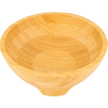 Merfi Store Paca Yuvarlak Kase 25 cm Renkli Bambu Doğal Malzeme