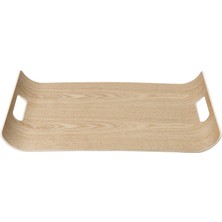 Merfi Store Wilo 63906 Ahşap Tepsi, Gri