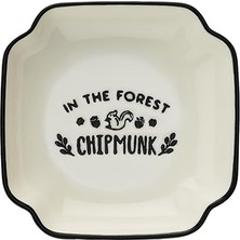 Merfi Store Aryıldız Chipmunk Köşeli Mini Servis Tabağı Renkli 10 cm