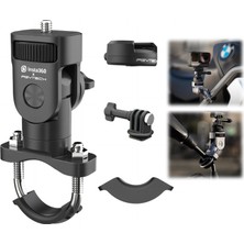 Merfi Store Pgytech U-Bolt Mount INSTA360 Ace Pro/gopro 12/dji Osmo Action 4/INSTA360 X3 ile Uyumlu Eylem Kamerası Bisiklet Tutucusu Motosiklet Tutucusu