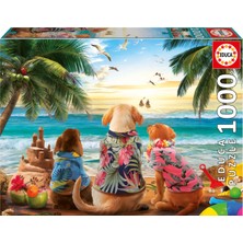 Merfi Store Yetişkinler Için 1000 Parça Yapboz | Sahilde Köpekler | Ölçüler: 68 x 48 cm | 14 Yaşından Itibaren (20291)