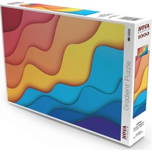 Merfi Store 1000 Parça Renkli Dalgalar Puzzle