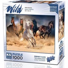 Merfi Store 1000 Parça Vahşi Koşan Atlar Puzzle - Sally Curtis