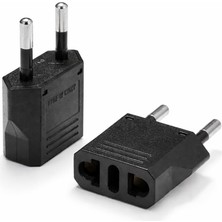 Merfi Store Kyrotech Amerikan Fiş Çevirici, Tip C Priz Dönüştürücü, Seyahat Adaptörü, Abd Ingiliz Fişini Avrupa/türkiye 220V Prizine Çevirici, 6A 1600W Maks Güç, A Kalite Sıkı Geçme