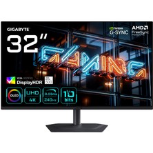 Merfi Store MO32U24 31,5" Qd-Oled Penta Tandem 4. Nesil Gaming Monitör, 4K UHD (3840X2160), 240Hz, 0.03MS Gtg, Hdr 1000NITS, HDMI 2.1, Dp 1.4, Usb-C, 99% Dcı-P3