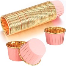 Merfi Store 20 Adet Mini Muffin ve Cupcake Kalıbı – Yapışmaz Tek Kullanımlık Kağıt Kek Kalıbı, Isıya Dayanıklı, Renkli ve Pratik Pişirme Kabı, Muffin ve Cupcake Sunumuna Uygun (Pembe)