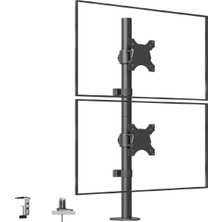 Merfi Store Masa Üstü Çift Monitör Standı, 15" - 33" Uyumlu, Vesa, Z002