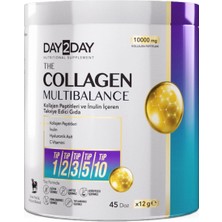 Merfi Store DAY2DAY The Collagen Multi Balance, Vitamin ve Mineral Içeren Kolajen Takviyesi, Cilt Sağlığı, Saç ve Tırnak Desteği, Eklem ve Bağ Doku Desteği