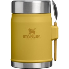 Merfi Store Classic Food Jar 0,41L Dijon - Spork, Geniş Ağızlı Pratik Yemek Termosu, Yiyecekleri Sıcak Tutar