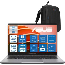 Merfi Store Expertbook P1 P1403CVA Intel® Core™ 5 210H 16GB Ddr5 2tb SSD 14"fhd (1920 x 1080) 300NITS WIN11PRO Taşınabilir Bilgisayar PC516512G0DP04+ZETTAÇANTA