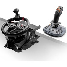Merfi Store T128 Simtask Farming Pack Ps5 ve Pc Için T128 Yarış Direksiyonu, Montaj Sistemi ve Farmstick Joystick
