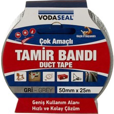 Merfi Store Çok Amaçlı Tamir Bandı Gri, 50MMX25MT