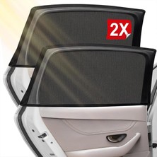 Merfi Store Araba Yan Cam Perdesi, Oto Perde, Otomobil Yan Cam Güneşliği Sineklik, Araç Içi Arka Cam Güneşlik, Uv Korumalı Güneş Engelleyici, Otomobil Anne Bebek Emzirme Perdesi (2 Adet)