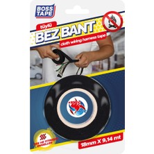 Merfi Store Boss Dayanikli ve Esnek Kumas Yapiskan Bant, 18 mm x 9,14 M