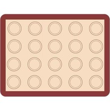 Merfi Store Silikon Makaron Mat 40X30 cm - Silikon Hamur Açma Matı