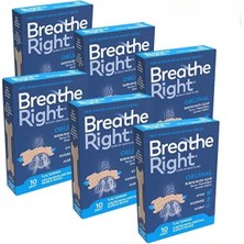 Merfi Store Breathe Right Burun Bandı Küçük/orta Orjinal 6'lı Paket - 10 Adet (Horlama ve Burun Tıkanıklığı Için)