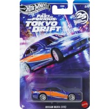 Esranın Dünyası Hot Wheels Hızlı ve Öfkeli Tokyo Drift Araba Nissan Silvia S15 Modeli Döküm Ölçeği 1:64 Uzunluk 7 cm JKX06