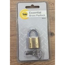 Yale Kilit YALE 30 mm Pirinç Asma Kilit