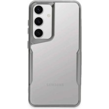Samsung Galaxy A55 5g Kılıf Boyi Silikon Kapak - Gümüş