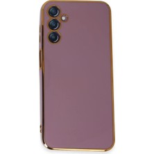 Samsung Galaxy M14 5g Kılıf Volet Silikon - Mor