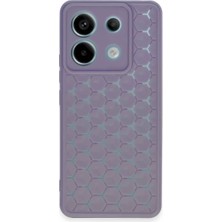 Redmi Note 13 Pro 5g Kılıf Petek Silikon Kapak - Lila