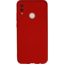 Huawei P Smart 2019 Kılıf Nano Içi Kadife Silikon - Kırmızı