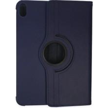 iPad 2025 10.9 10.nesil (A16) Kılıf 360 Tablet Deri Kılıf - Lacivert