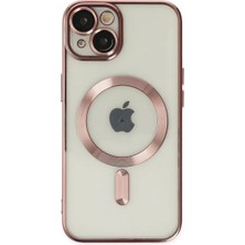 iPhone 14 Plus Kılıf Kross Magneticsafe Kapak - Rose