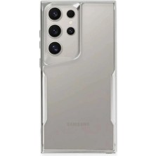 Samsung Galaxy S25 Ultra Kılıf Boyi Silikon Kapak - Gümüş