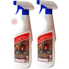 Aboveya Epilla Şömine Camı Temizleyici Sprey 750 Ml-2 Adet