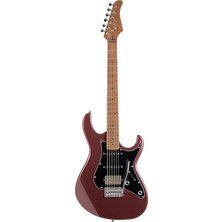 G250 Se 6 Telli Katı Gövde Elektro Gitar Canlı Bordo