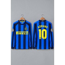 North Babıl Noreh Babıl Nostaljik Efsane Adriano Inter Uzun Kollu Forma