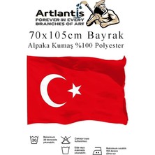 70X105 cm Türk Bayrağı Kumaş 1 Adet Alpaka Kumaş Bez Bayrak Kaliteli Türk Bayrağı