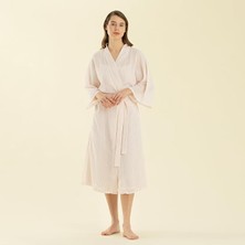 Elegant Sabahlık, Beyaz/pembe