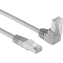5 mt Cat6 S/ftp Dirsek Kablo Gri