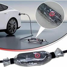 Elektrikli Araç Şarj Adaptör Yağmur Koruma Brandası, Ev Şarj Adaptör Koruyucu 45-23CM
