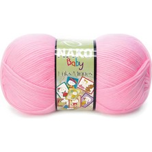 Lüks Minnoş Baby El Örgü Ipi Bebe Yünü 23069 Pembe