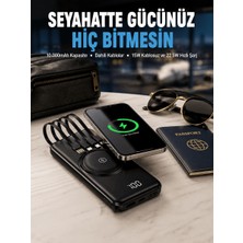 Hace Bazaar Kompakt Tasarım, Güçlü Performans – 10000MAH Kablosuz Powerbank -Hcb