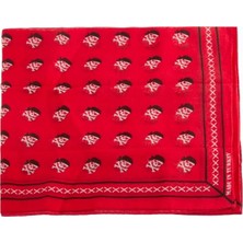 Hace Bazaar Kuru Kafa Desenli Bandana 50*50 -Hcb