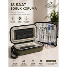 Seyahat Enektör Taşıma Çantası – Termal Soğuk Tutucu Çanta, Kompakt Medikal Organizer, Buz Kaseti/jel Uyumlu, 10 Saat Isı Koruma, Gri/haki/lacivert/gold